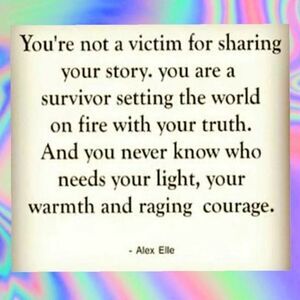 NOT FOR SALE! Share Your Story...Use Your Voice